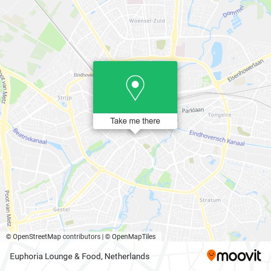 Euphoria Lounge & Food map