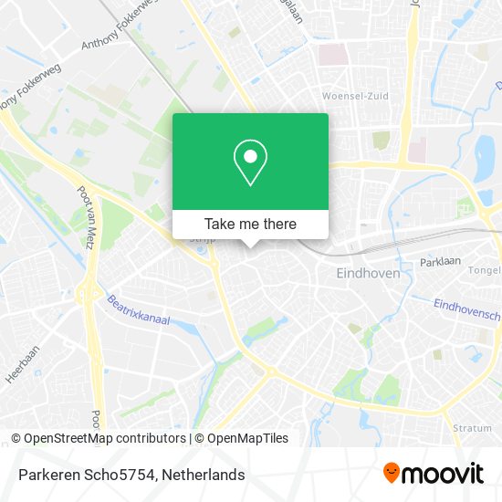 Parkeren Scho5754 map