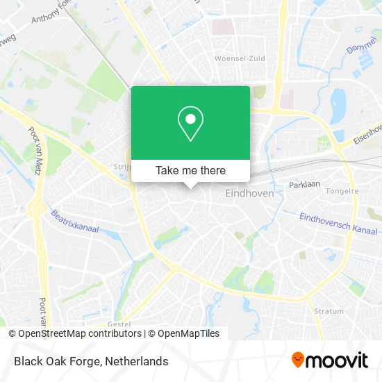 Black Oak Forge map
