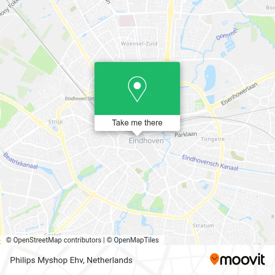 Philips Myshop Ehv map