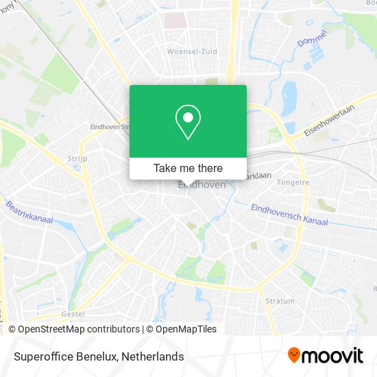 Superoffice Benelux map