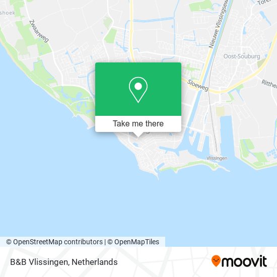 B&B Vlissingen map