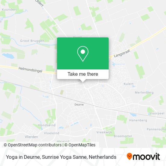 Yoga in Deurne, Sunrise Yoga Sanne map