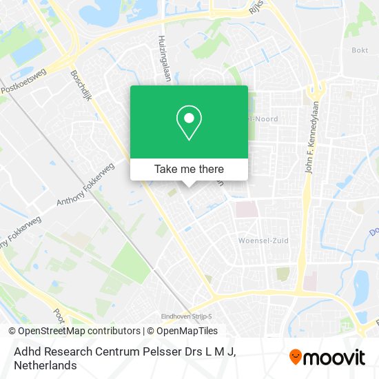 Adhd Research Centrum Pelsser Drs L M J map