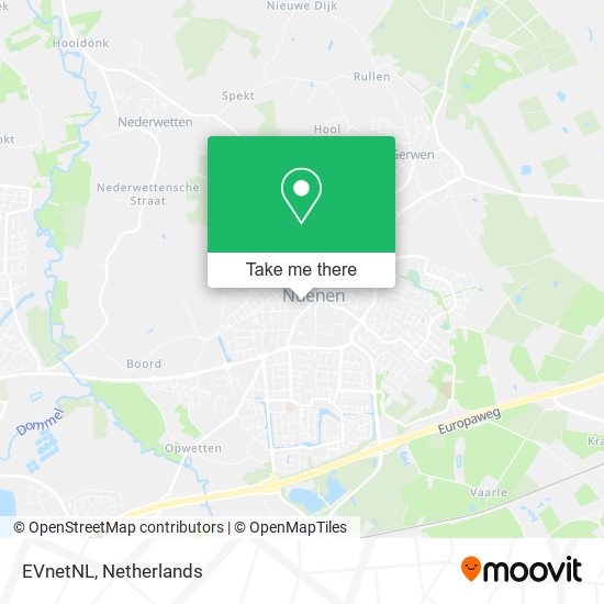 EVnetNL map