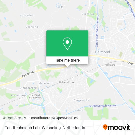 Tandtechnisch Lab. Wesseling map