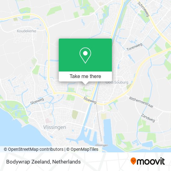 Bodywrap Zeeland map