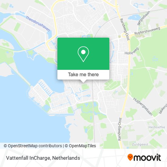 Vattenfall InCharge map