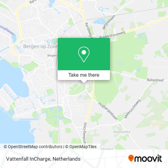 Vattenfall InCharge map