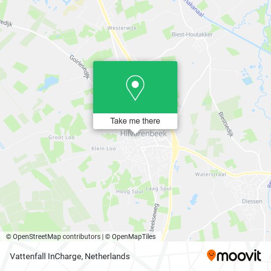 Vattenfall InCharge map