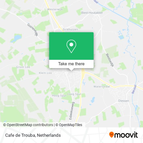 Cafe de Trouba map
