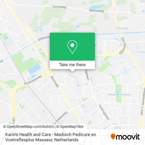 Karin's Health and Care - Medisch Pedicure en Voetreflexplus Masseur map