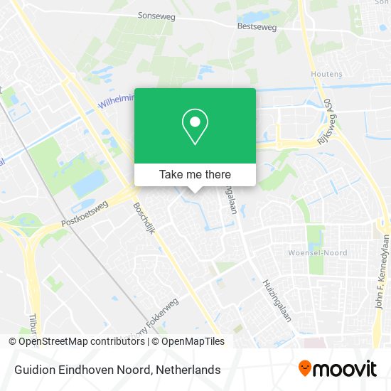 Guidion Eindhoven Noord map