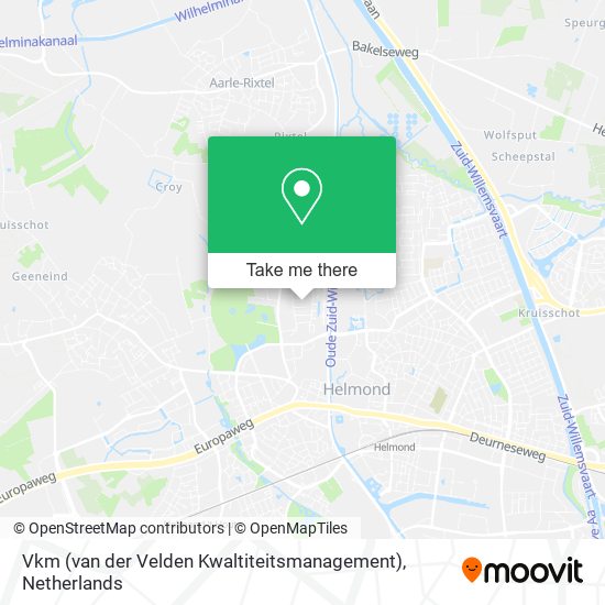 Vkm (van der Velden Kwaltiteitsmanagement) Karte