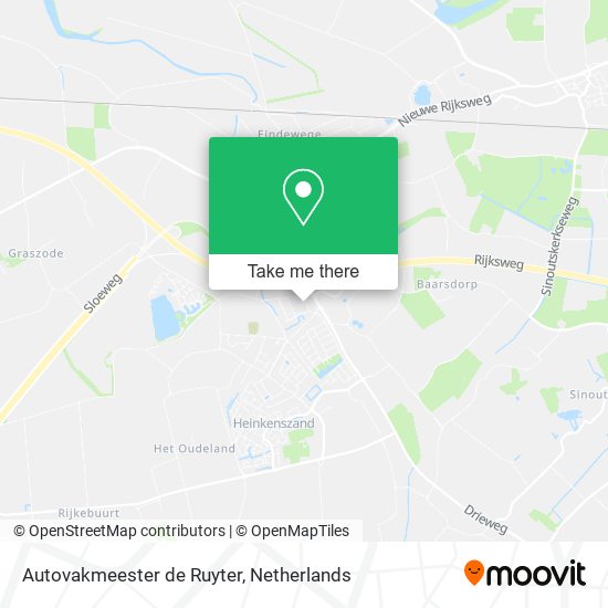 Autovakmeester de Ruyter Karte