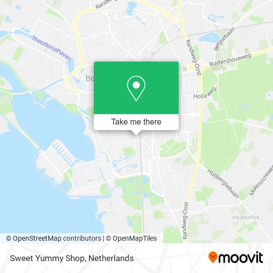 Sweet Yummy Shop map