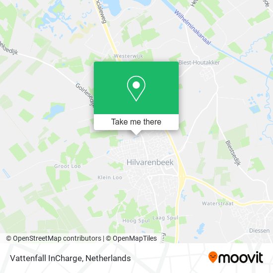 Vattenfall InCharge map