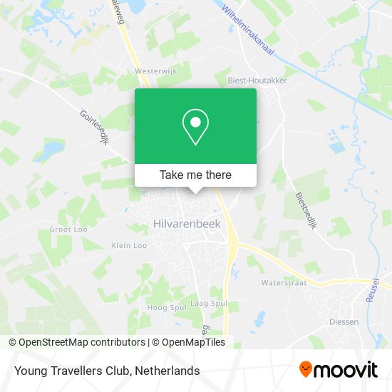 Young Travellers Club map