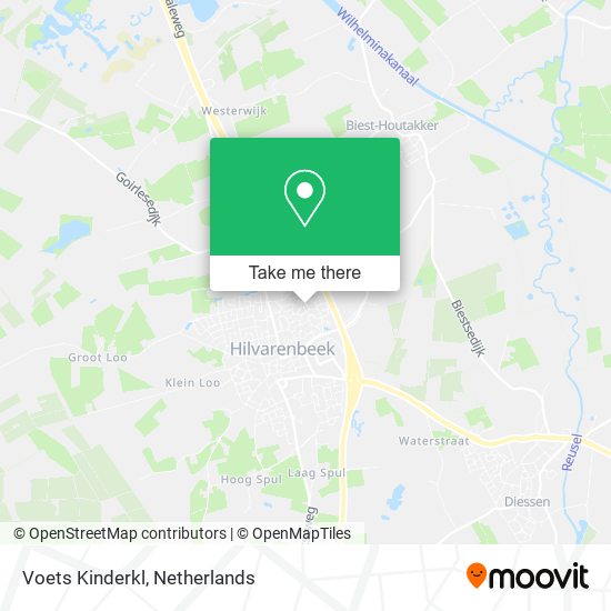 Voets Kinderkl map