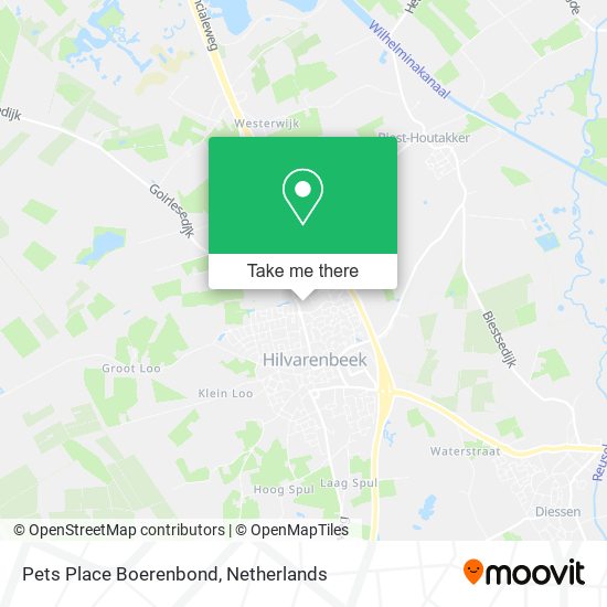 Pets Place Boerenbond map