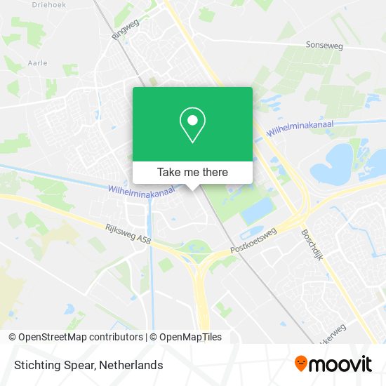 Stichting Spear map