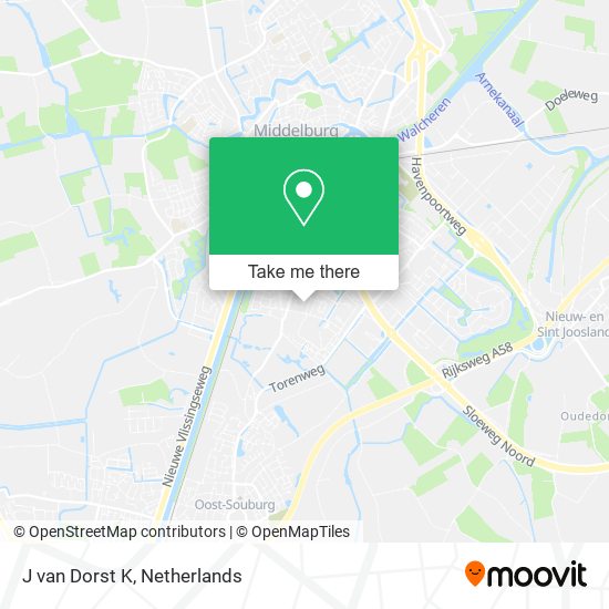 J van Dorst K map