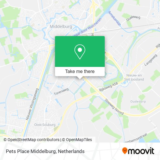 Pets Place Middelburg Karte