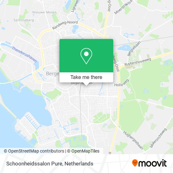 Schoonheidssalon Pure map