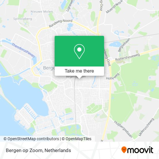Bergen op Zoom Karte