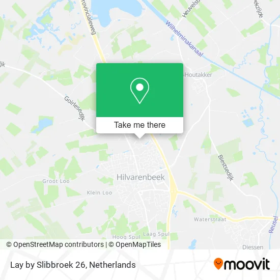 Lay by Slibbroek 26 map