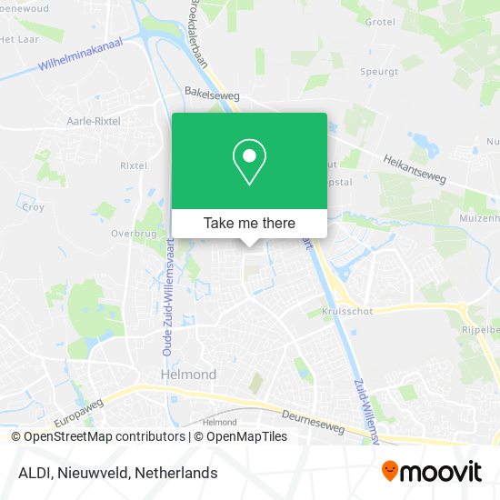 ALDI, Nieuwveld map