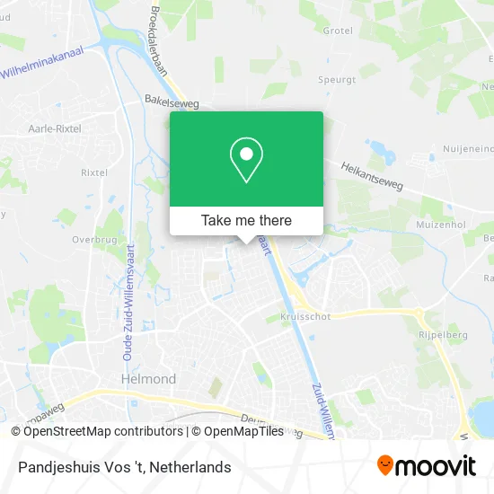 Pandjeshuis Vos 't map