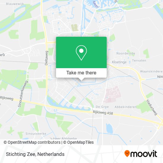 Stichting Zee map