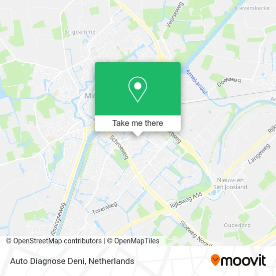 Auto Diagnose Deni map