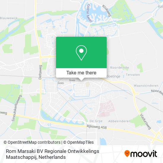 Rom Marsaki BV Regionale Ontwikkelings Maatschappij map