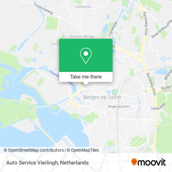 Auto Service Vierlingh Karte