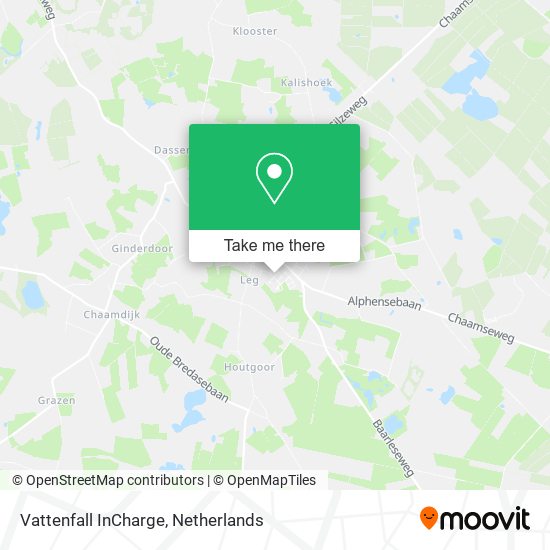 Vattenfall InCharge map