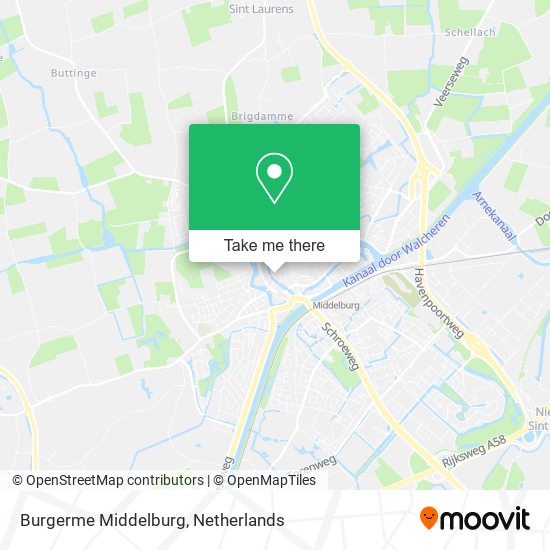 Burgerme Middelburg map