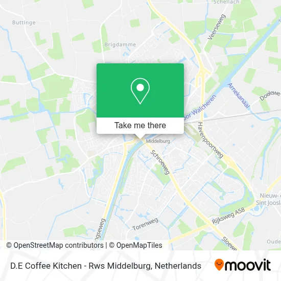 D.E Coffee Kitchen - Rws Middelburg map