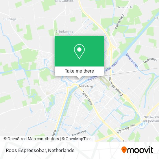 Roos Espressobar map