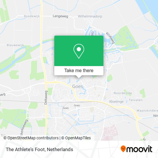 The Athlete's Foot map