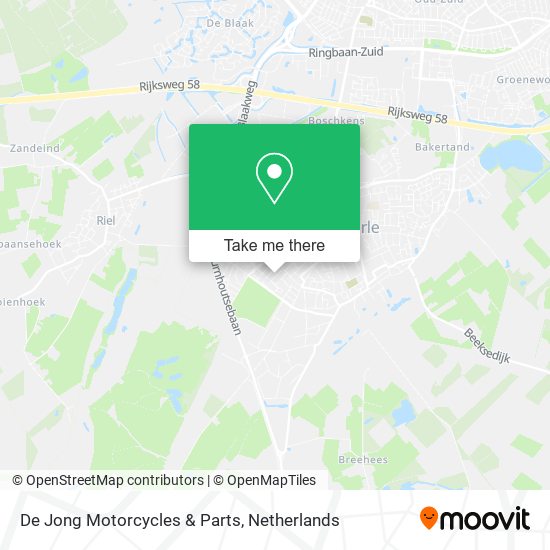 De Jong Motorcycles & Parts Karte