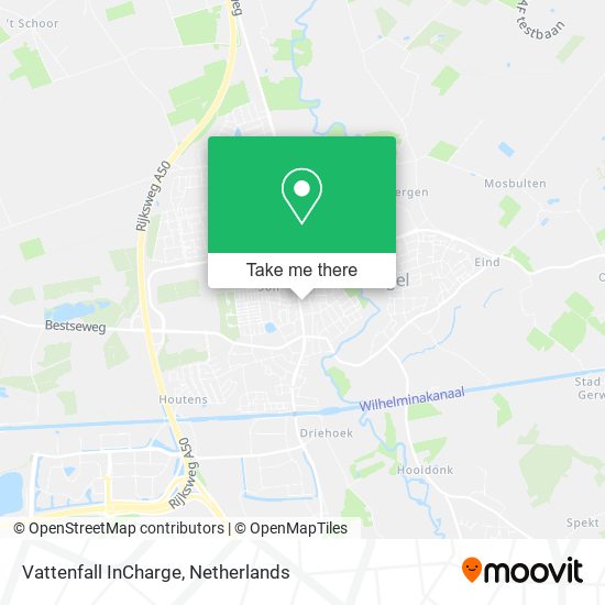 Vattenfall InCharge map