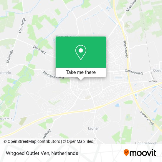 Witgoed Outlet Ven map