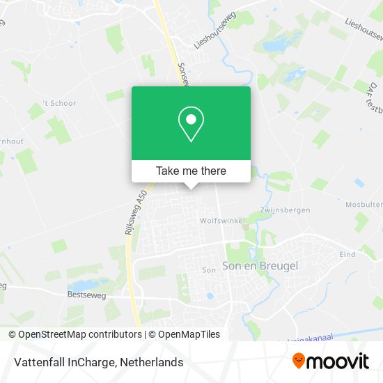 Vattenfall InCharge map