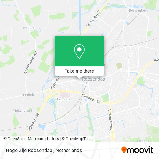 Hoge Zije Roosendaal Karte