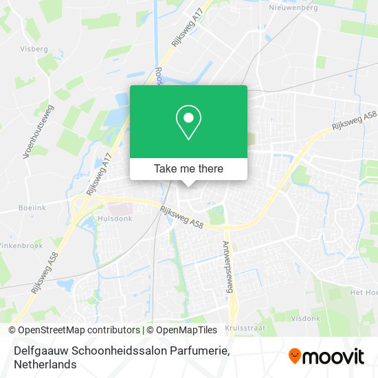 Delfgaauw Schoonheidssalon Parfumerie map