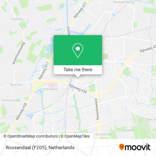 Roosendaal (F205) Karte