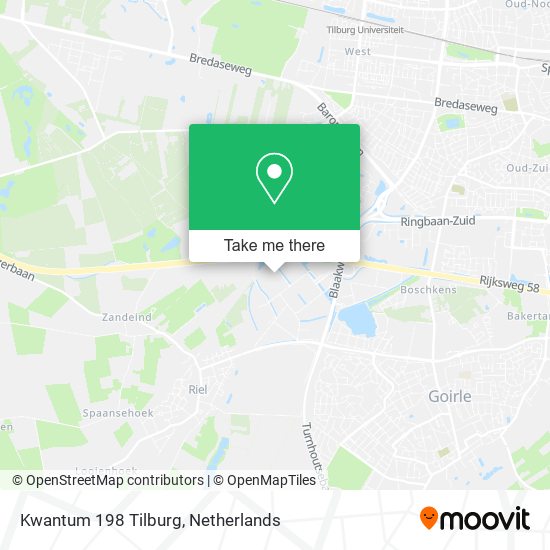 Kwantum 198 Tilburg map