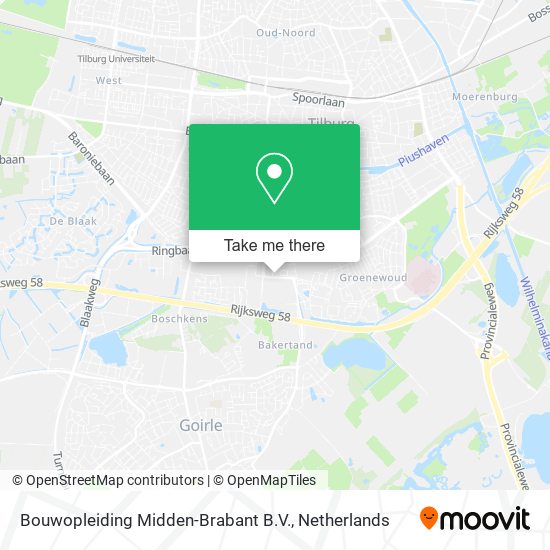 Bouwopleiding Midden-Brabant B.V. map